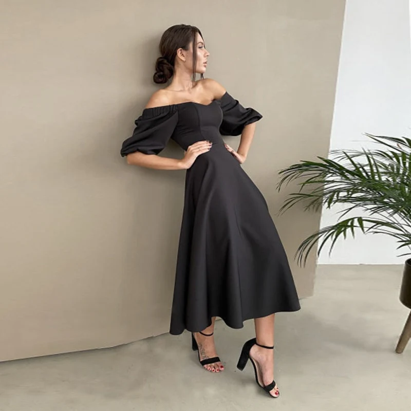 Felix Puff Sleeves Dress - Image 4