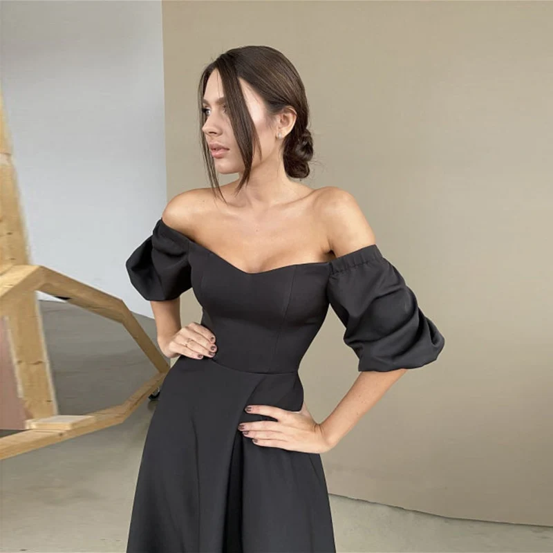 Felix Puff Sleeves Dress - Image 6