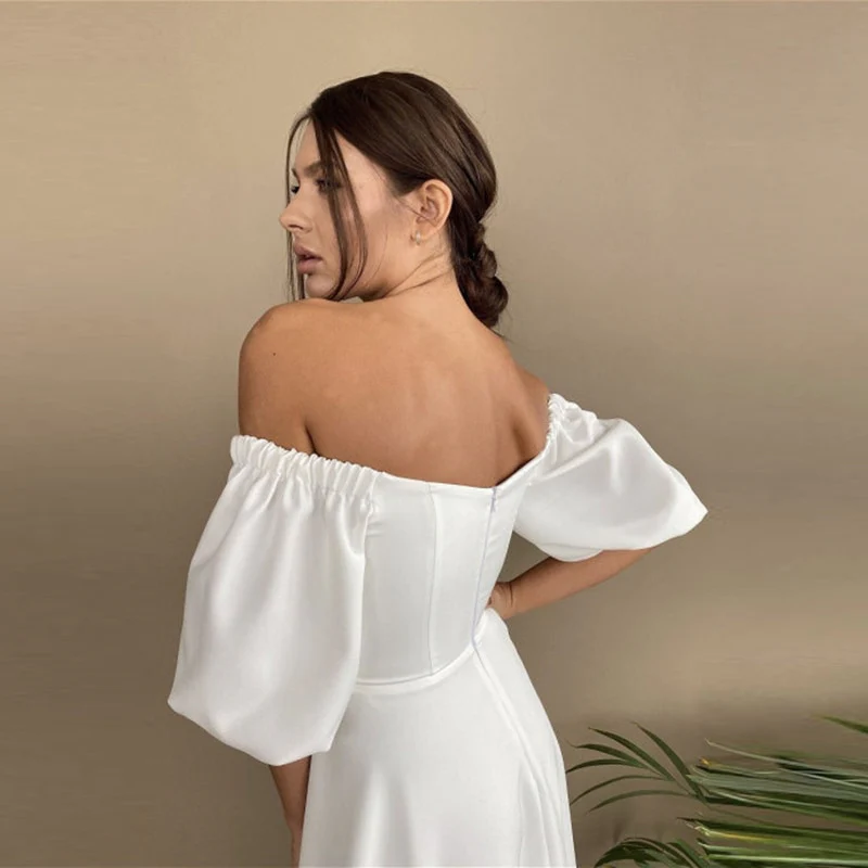 Felix Puff Sleeves Dress - Image 8