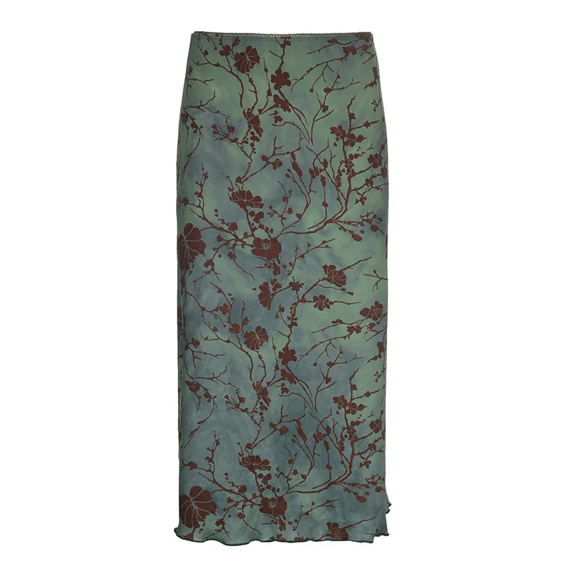 Fern Fleur Straight Midi Skirt - Image 4