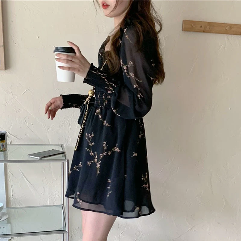 Feronia Vintage Chiffon Dress - Image 2