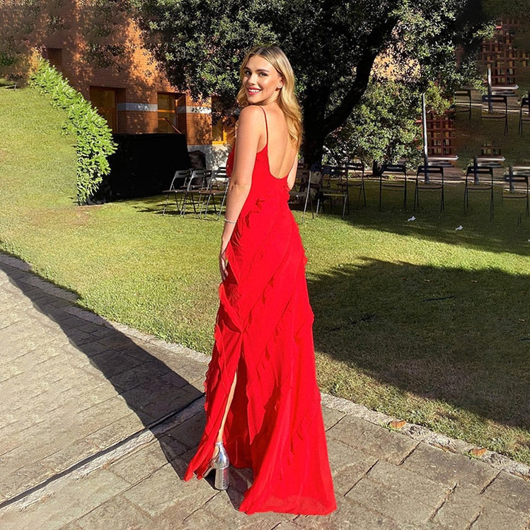 'Field Of Dreams' Ruffle Dress - Image 4