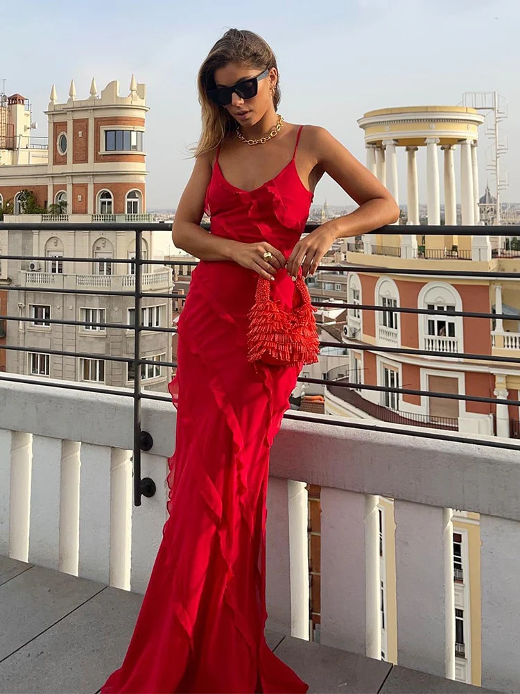 'Field Of Dreams' Ruffle Dress - Image 7