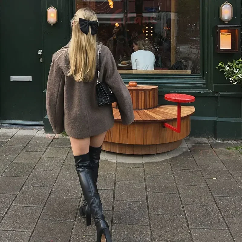 Fierce Winter Wool Coat - Image 9