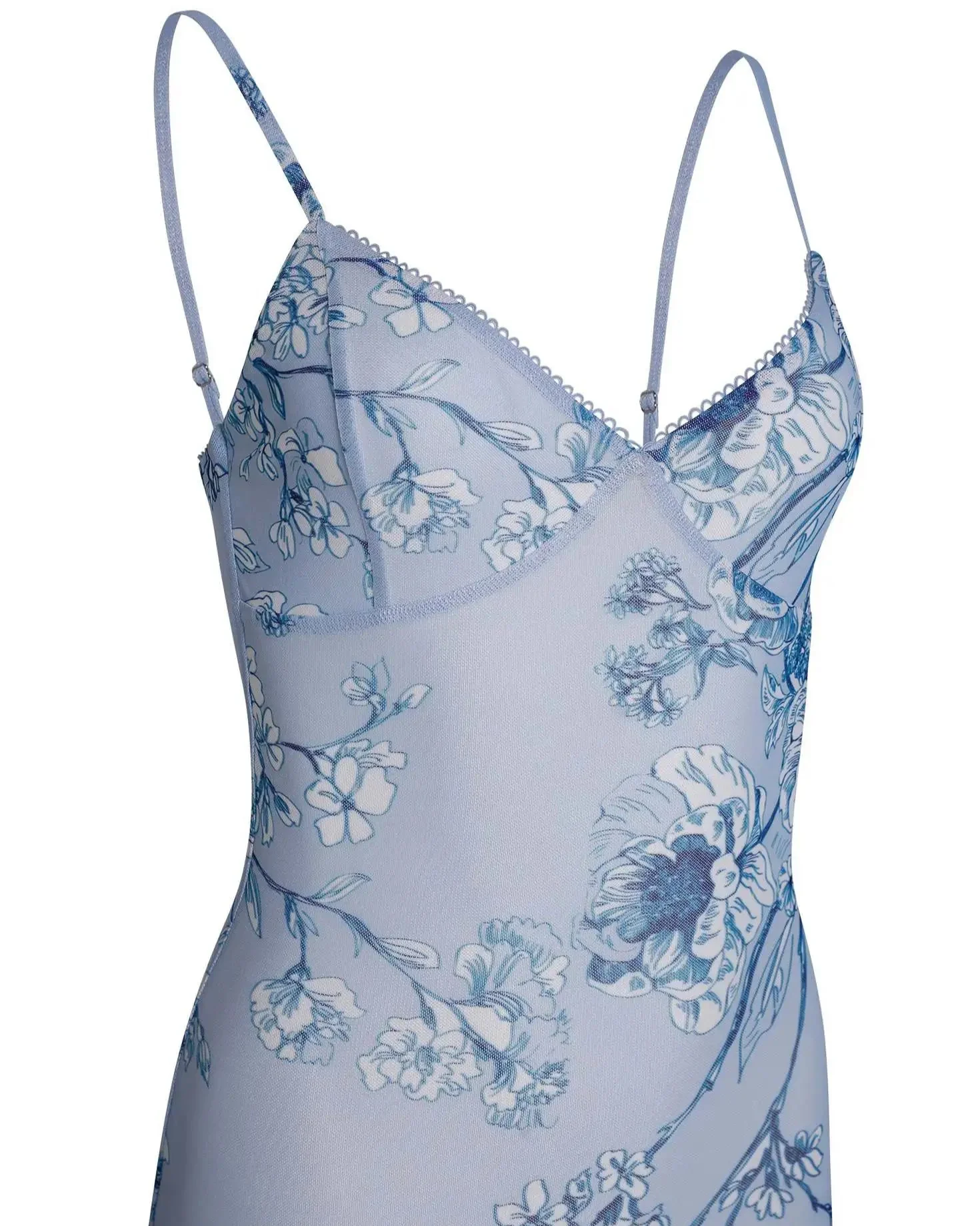 Floretta V Neck Spaghetti Dress - Image 16