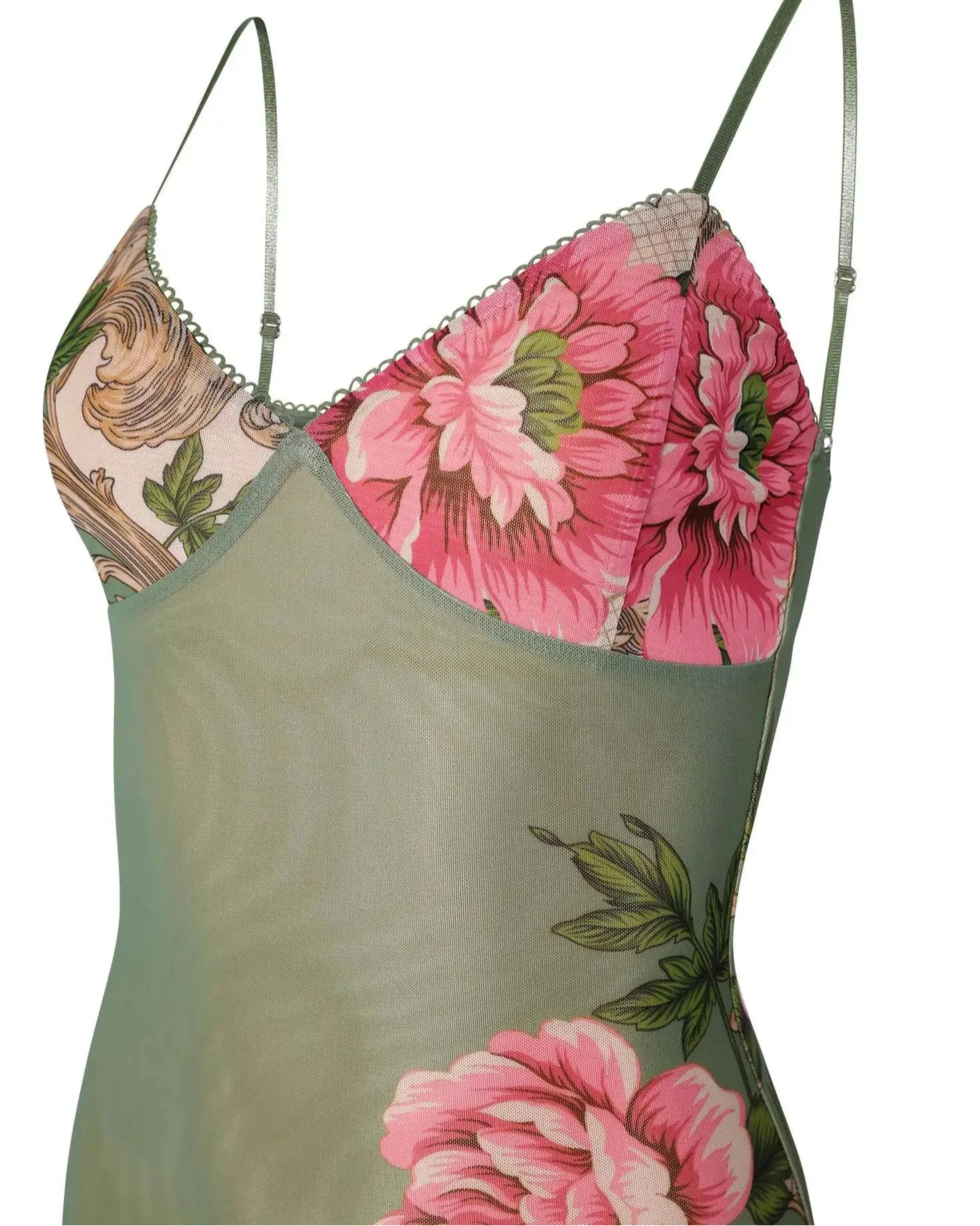 Floretta V Neck Spaghetti Dress - Image 7