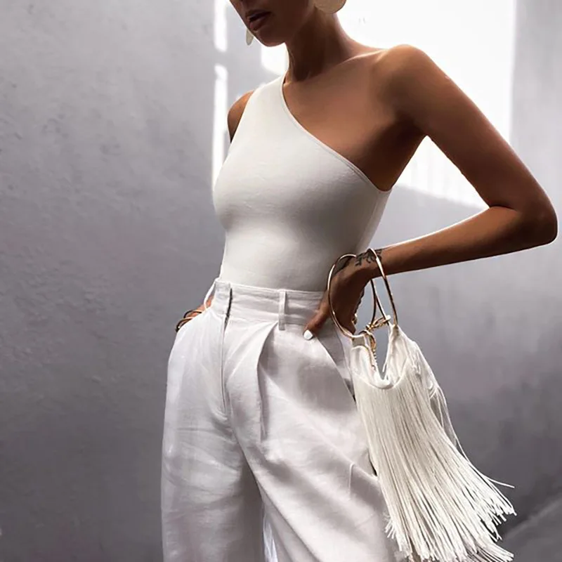 Gia Glow Asymmetric Tank Top - Image 3