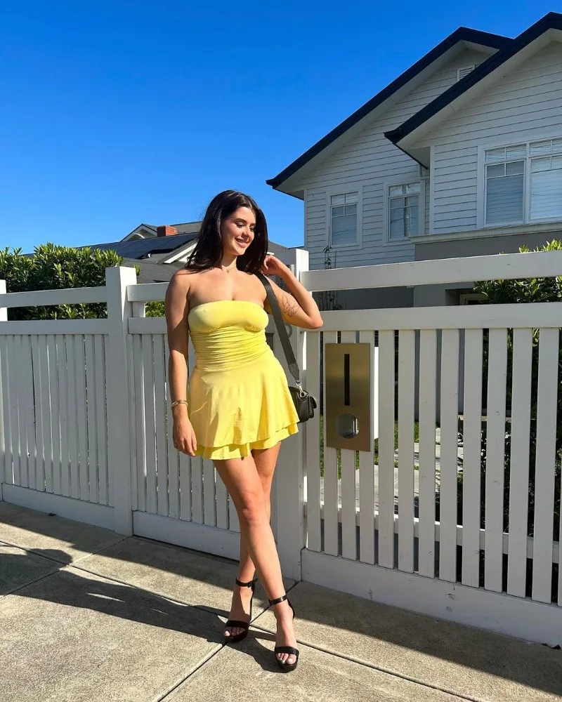 Gianna Grace Ruffle Mini Dress - Image 3