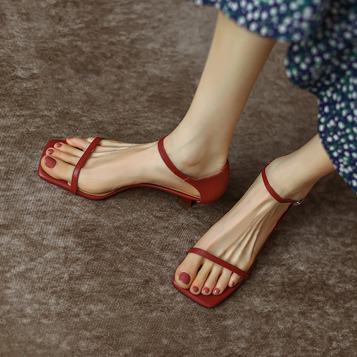 Girl Code Strap High Heels - Image 8