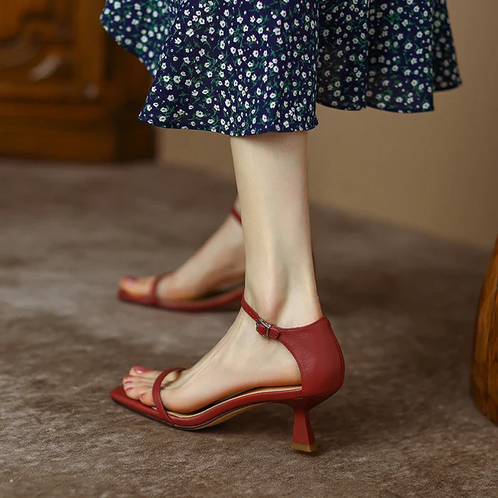 Girl Code Strap High Heels - Image 9