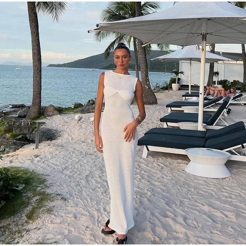 Golden Horizon Long Dress - Image 8