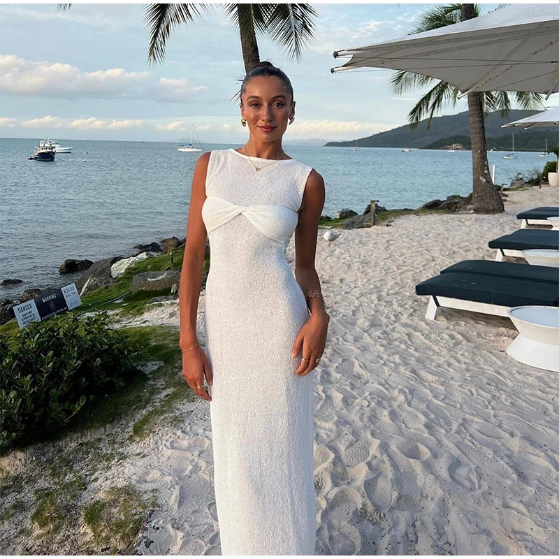 Golden Horizon Long Dress - Image 9