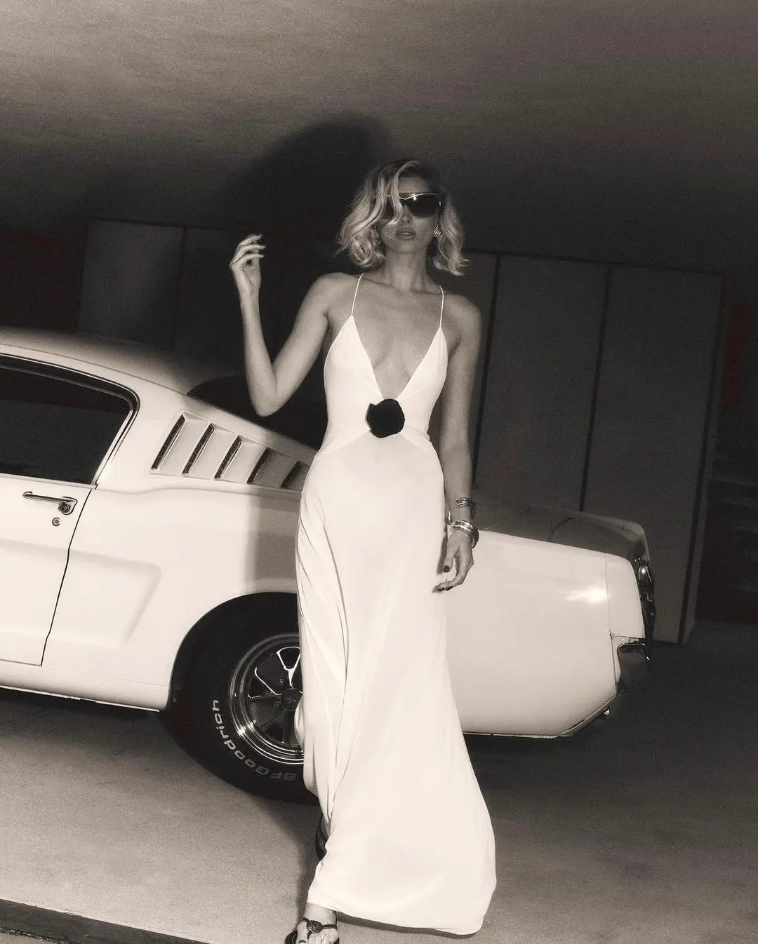 Graceful Drift Backless Slip Dress - Image 21
