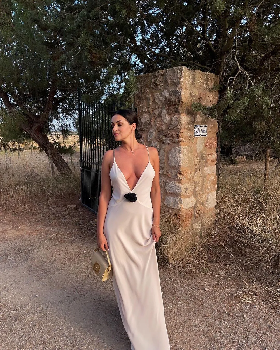 Graceful Drift Backless Slip Dress - Image 26