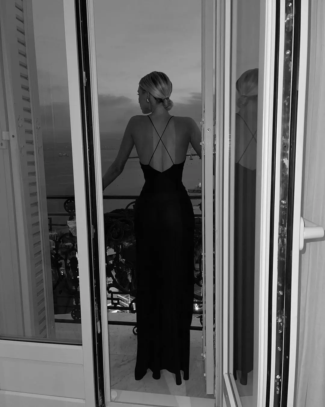 Graceful Drift Backless Slip Dress - Image 7