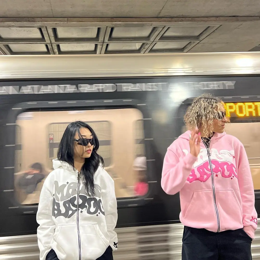 Graffiti Groove Urban Hoodie - Image 3