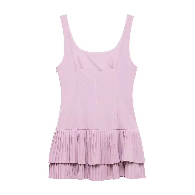 Gwen Pleated Mini Dress - Image 2