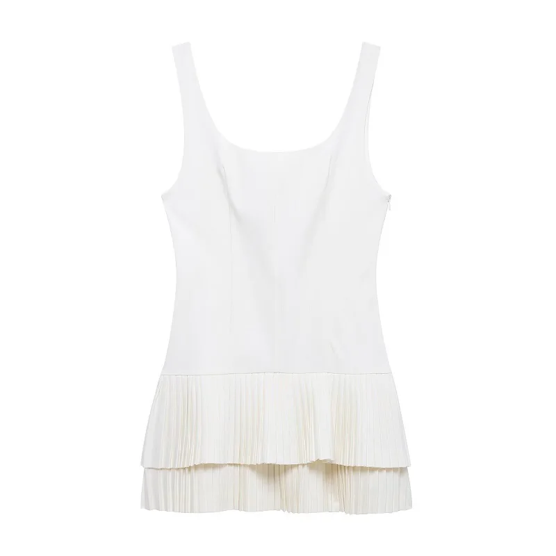 Gwen Pleated Mini Dress - Image 8