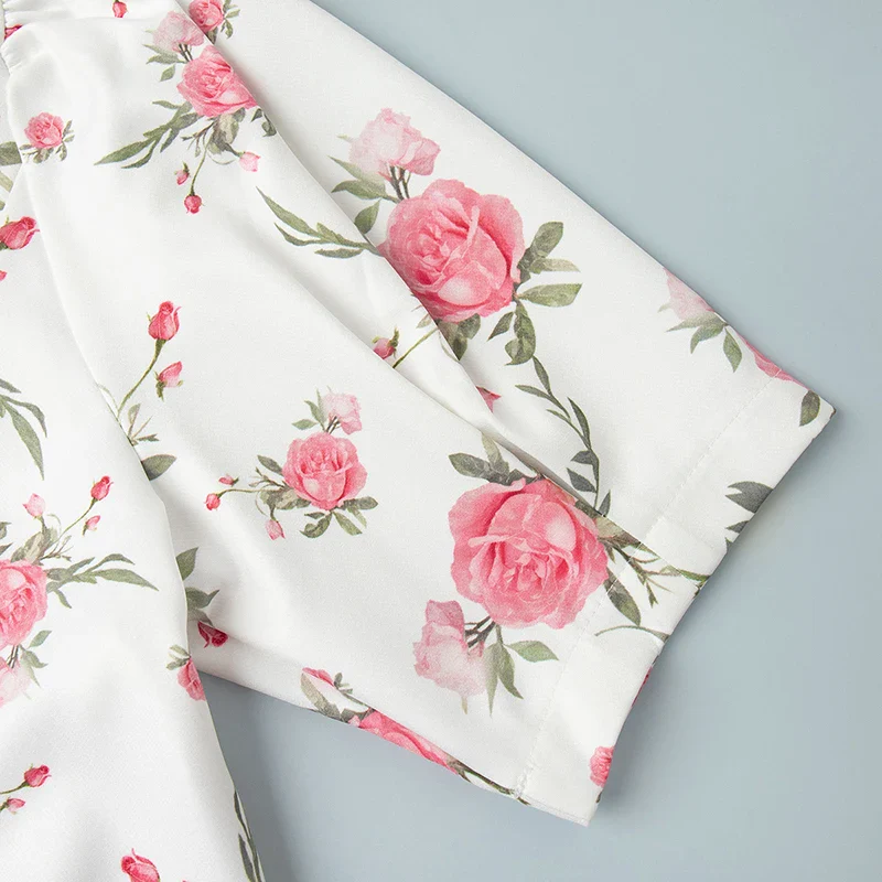 Gweny Puff Sleeves Floral Mini Dress - Image 7