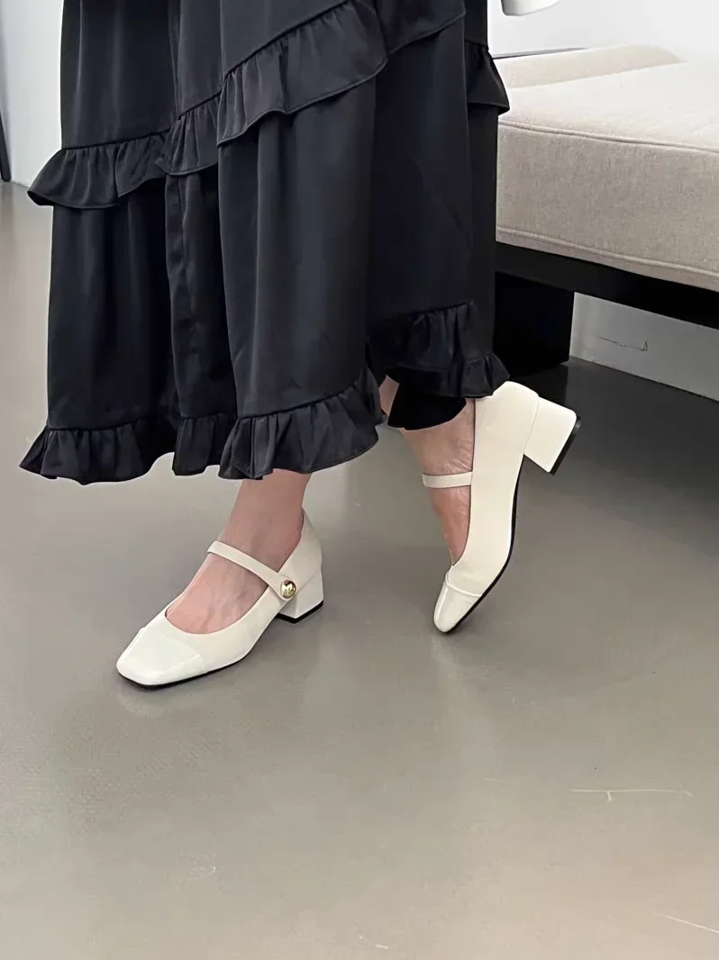Harilyn Square Toe Pumps - Image 3