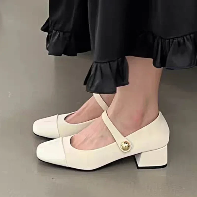 Harilyn Square Toe Pumps - Image 5
