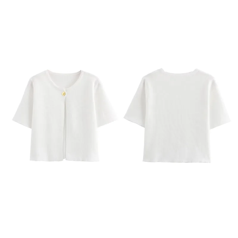 Heather Short Sleeves Cardigan - Image 13
