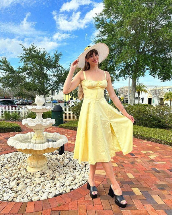 Helen High Split Dress - Image 8