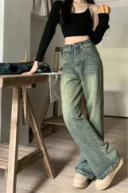 'I Am Freespirit' Baggy Straight Jeans - Image 6