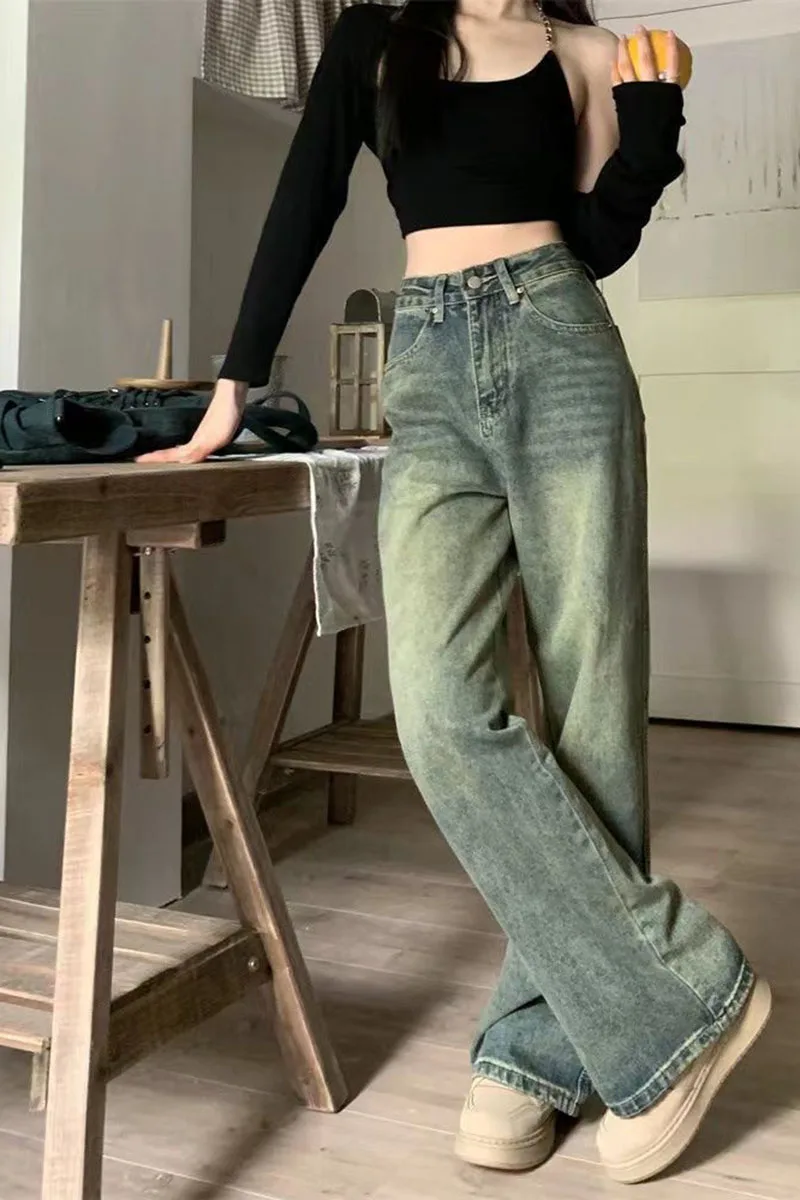 'I Am Freespirit' Baggy Straight Jeans - Image 9