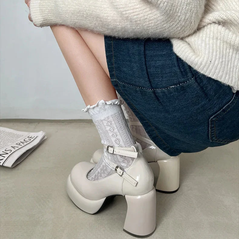 'I Am High' Chunky Pumps - Image 13