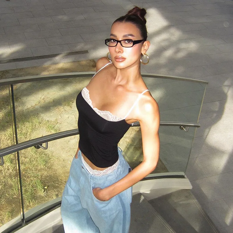Imara Lace Trim Cami Top - Image 4
