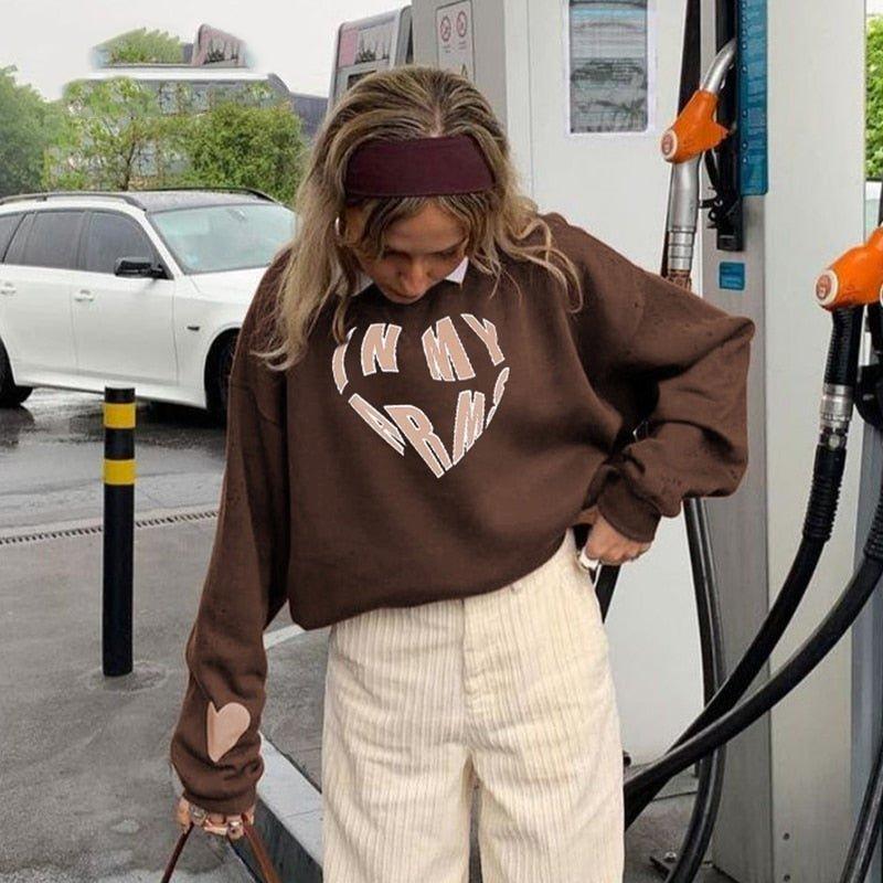 'IN MY ARMS' Casual sweatshirt - Image 3