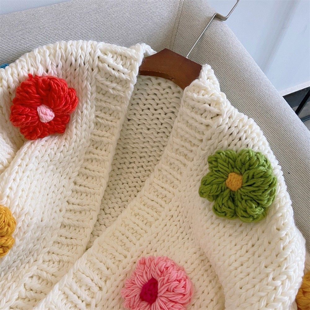 Iris Floral Knitted Cardigan - Image 11