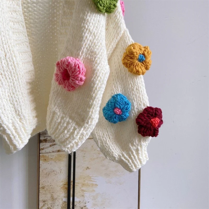 Iris Floral Knitted Cardigan - Image 5