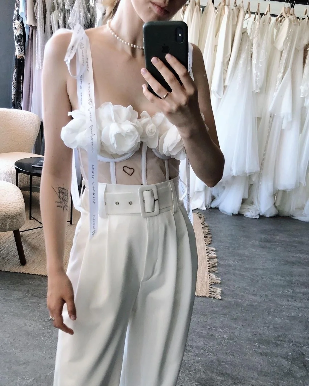 J'aime Floral Corset Top - Image 4