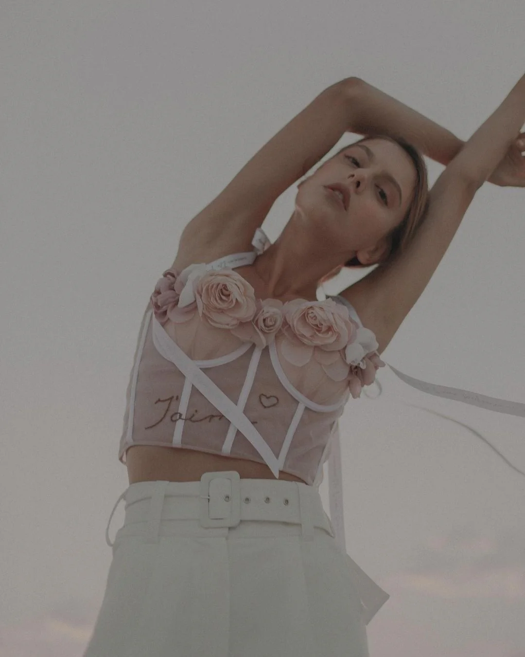 J'aime Floral Corset Top - Image 7