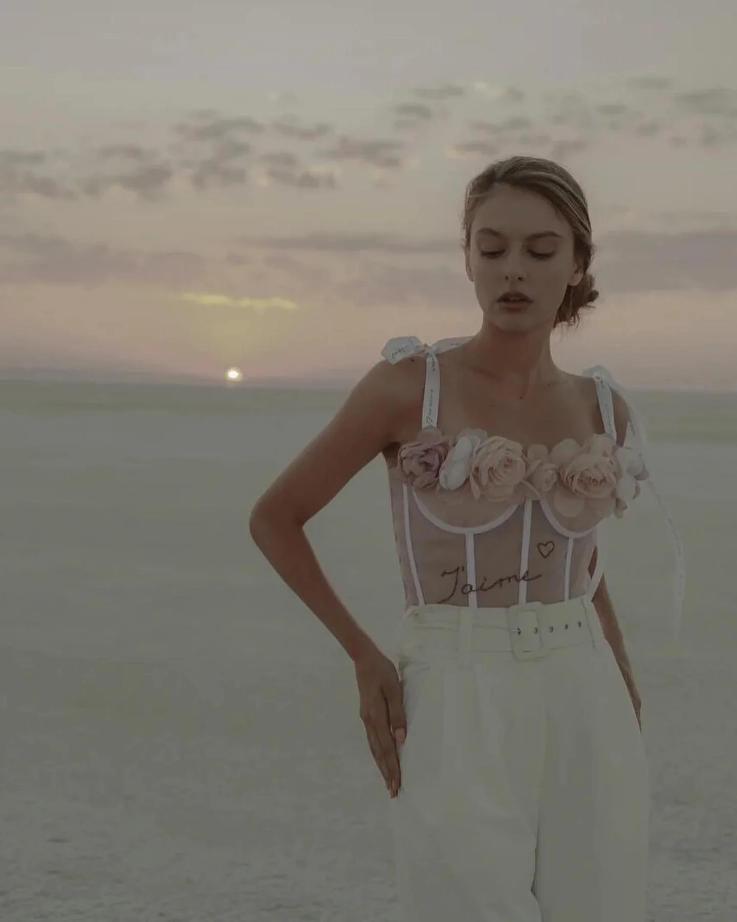 J'aime Floral Corset Top - Image 8