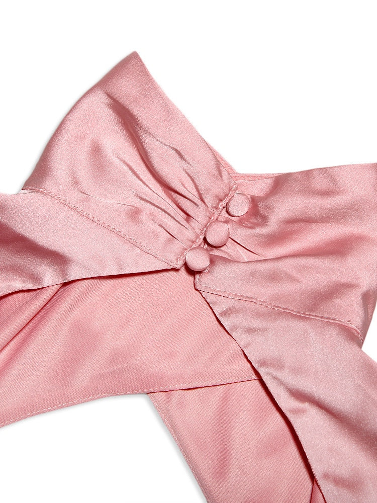 Janelle Satin Mini Dress - Image 16