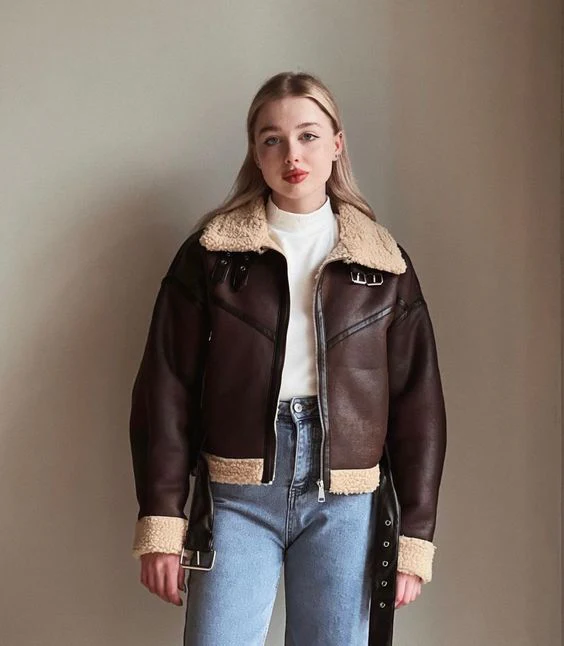 Jaxie Faux Leather Jacket - Image 8