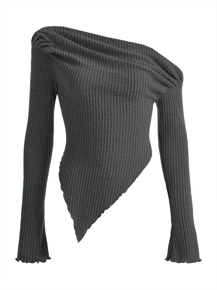Jaylen Asymmetrical Bodycon Top - Image 4
