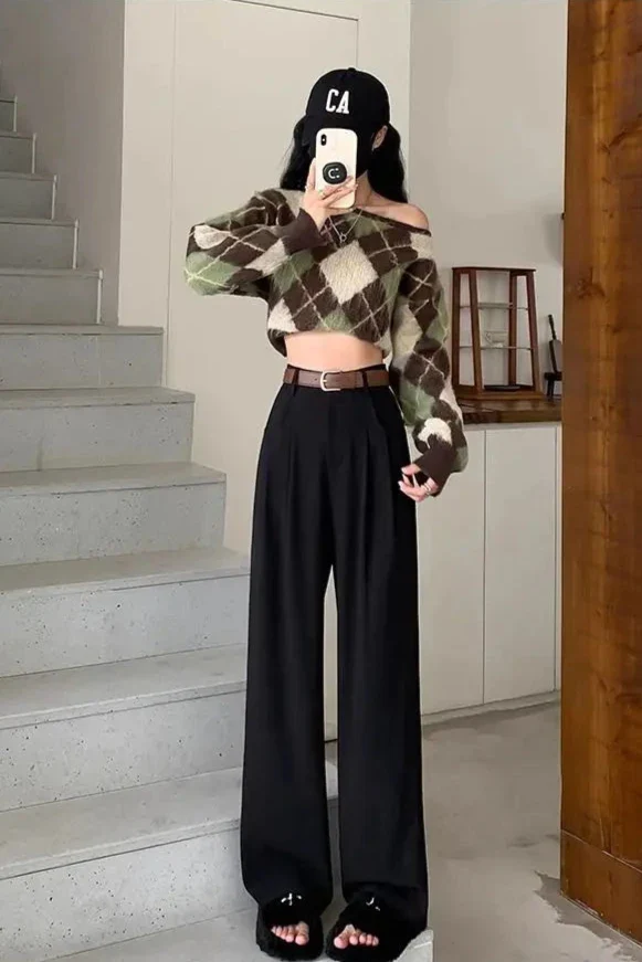 Jijon High Waist Korean Pants - Image 3