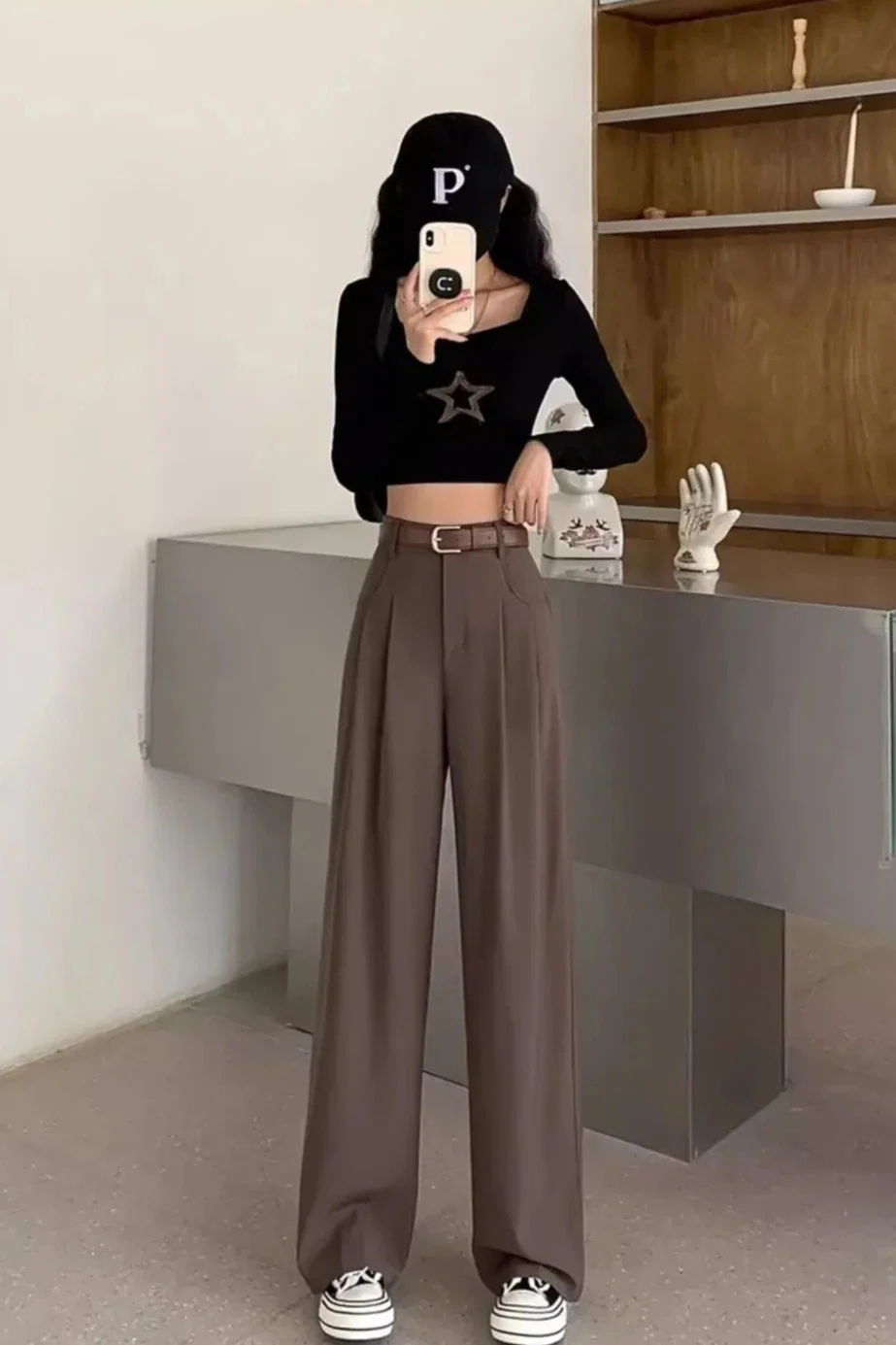 Jijon High Waist Korean Pants - Image 9