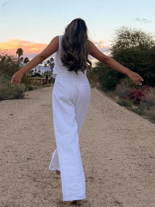 Justine High Waist Pants Suit Set - Image 6