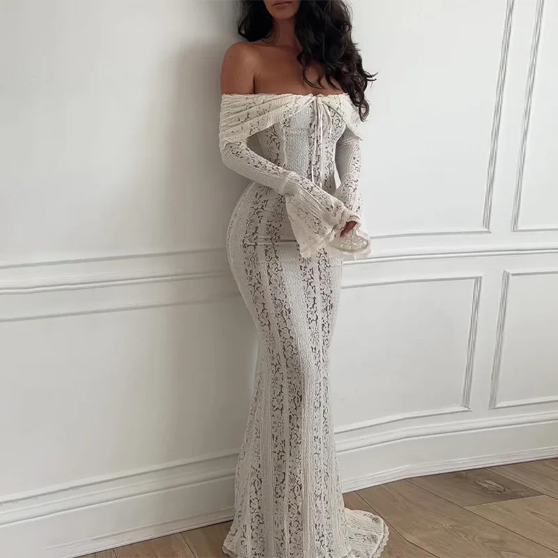 Kahluna Sheath Lace Up Maxi Dress - Image 11