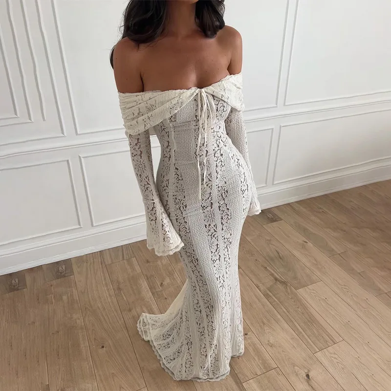 Kahluna Sheath Lace Up Maxi Dress - Image 9