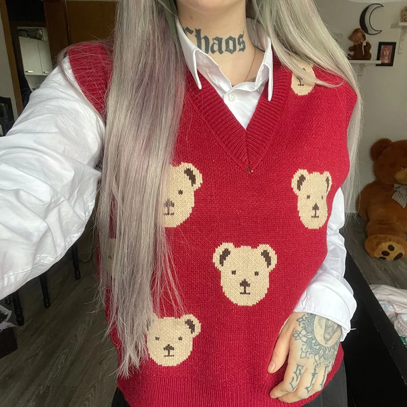 Kare Bear Printed Vest - Image 4