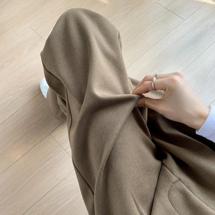 Katja Woolen Wide Leg Trousers - Image 14