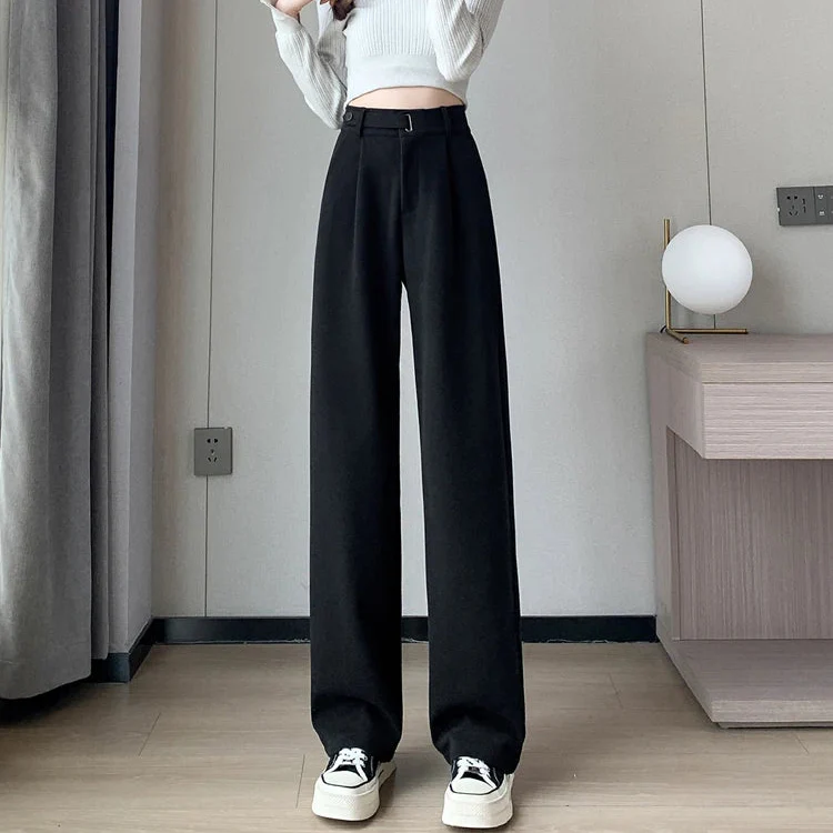 Katja Woolen Wide Leg Trousers - Image 23