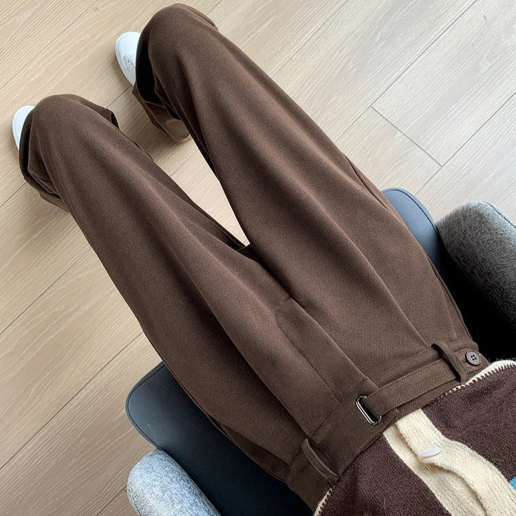 Katja Woolen Wide Leg Trousers - Image 3