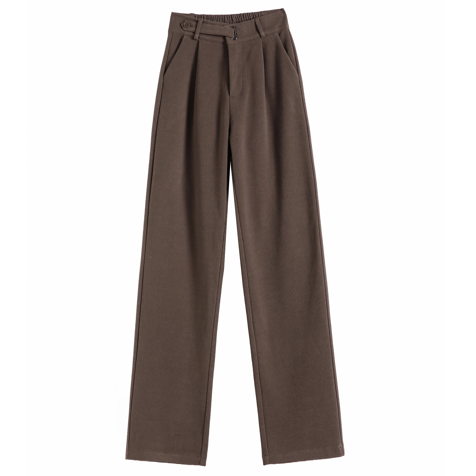Katja Woolen Wide Leg Trousers - Image 6